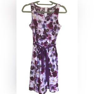 🆕 NWOT Retrolicious Purple Floral Dress Sz S